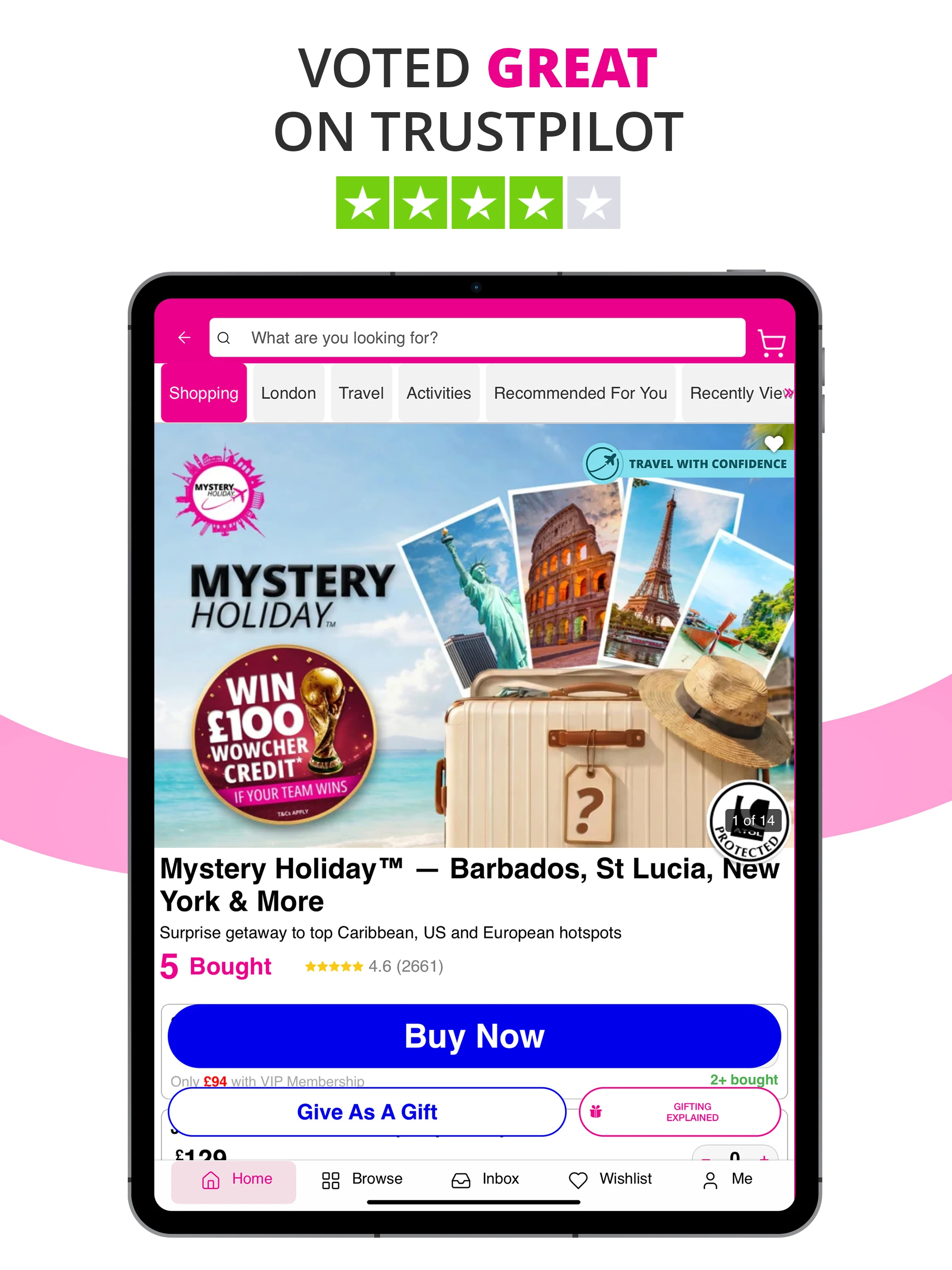 Wowcher: Discounts & eVouchers screenshot